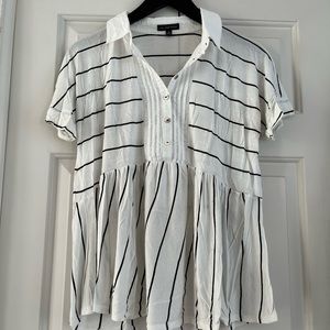 Anthropologie collared top